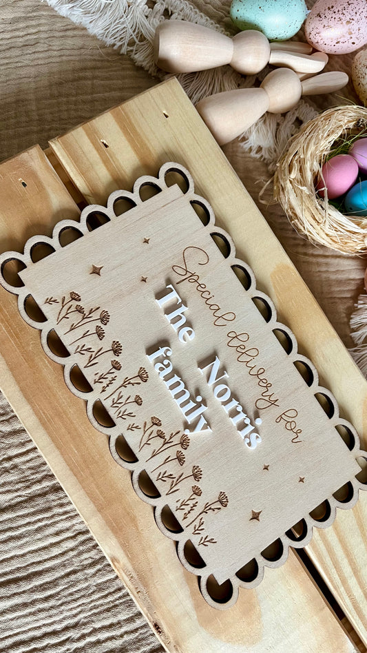 'The Norris family' Easter plaque