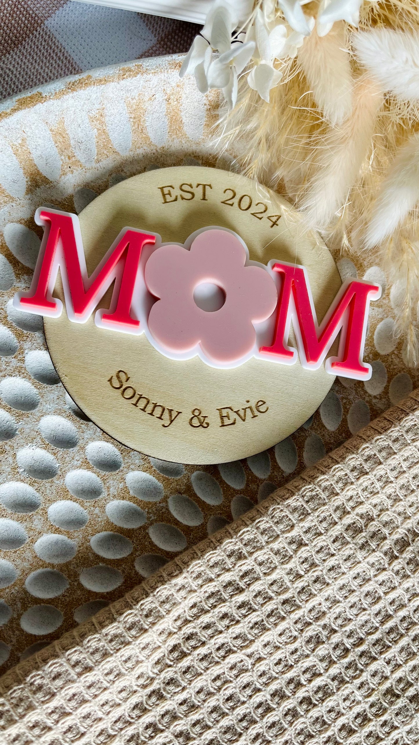 Mum flower magnet
