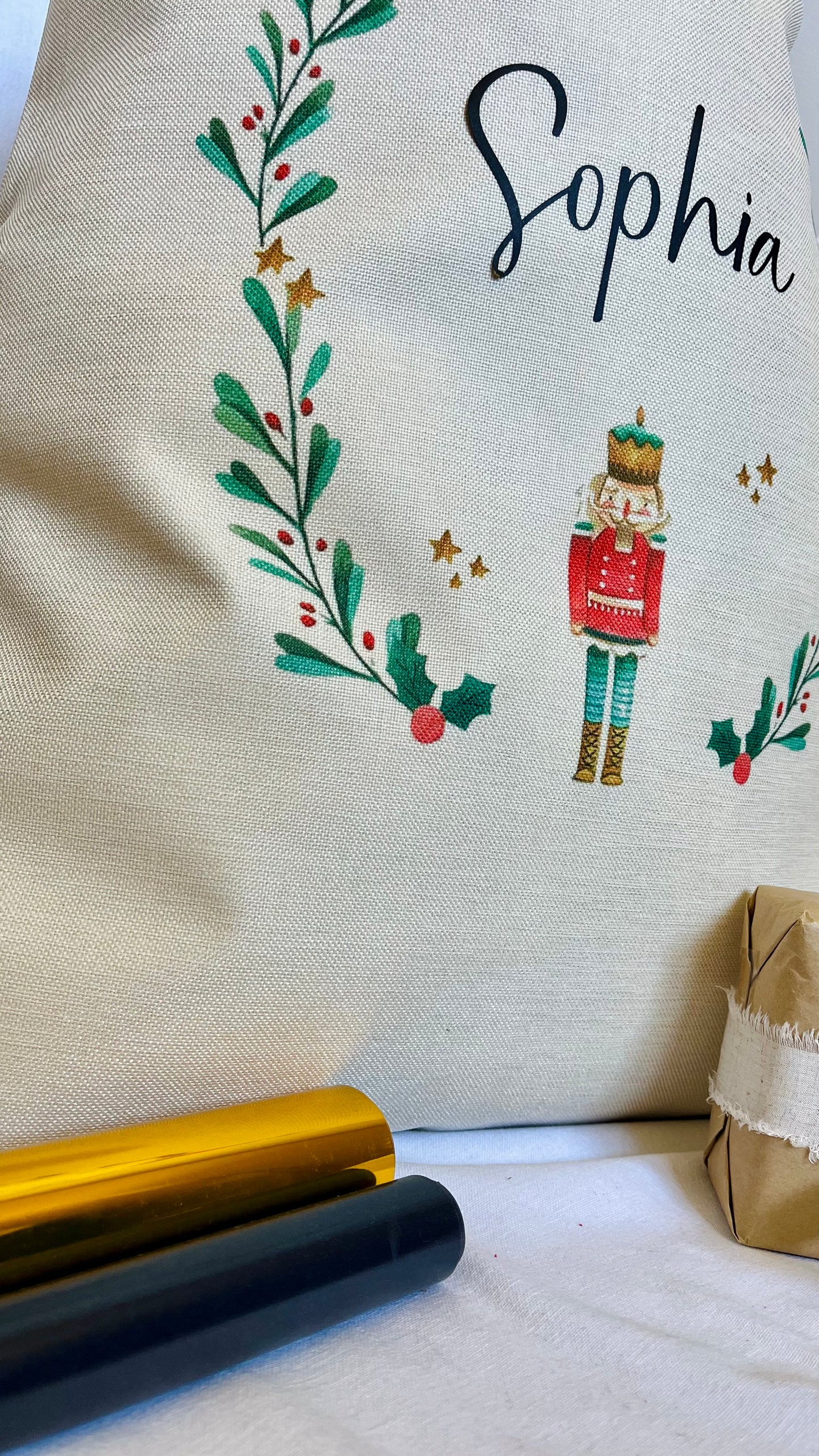 Nut cracker Santa sack