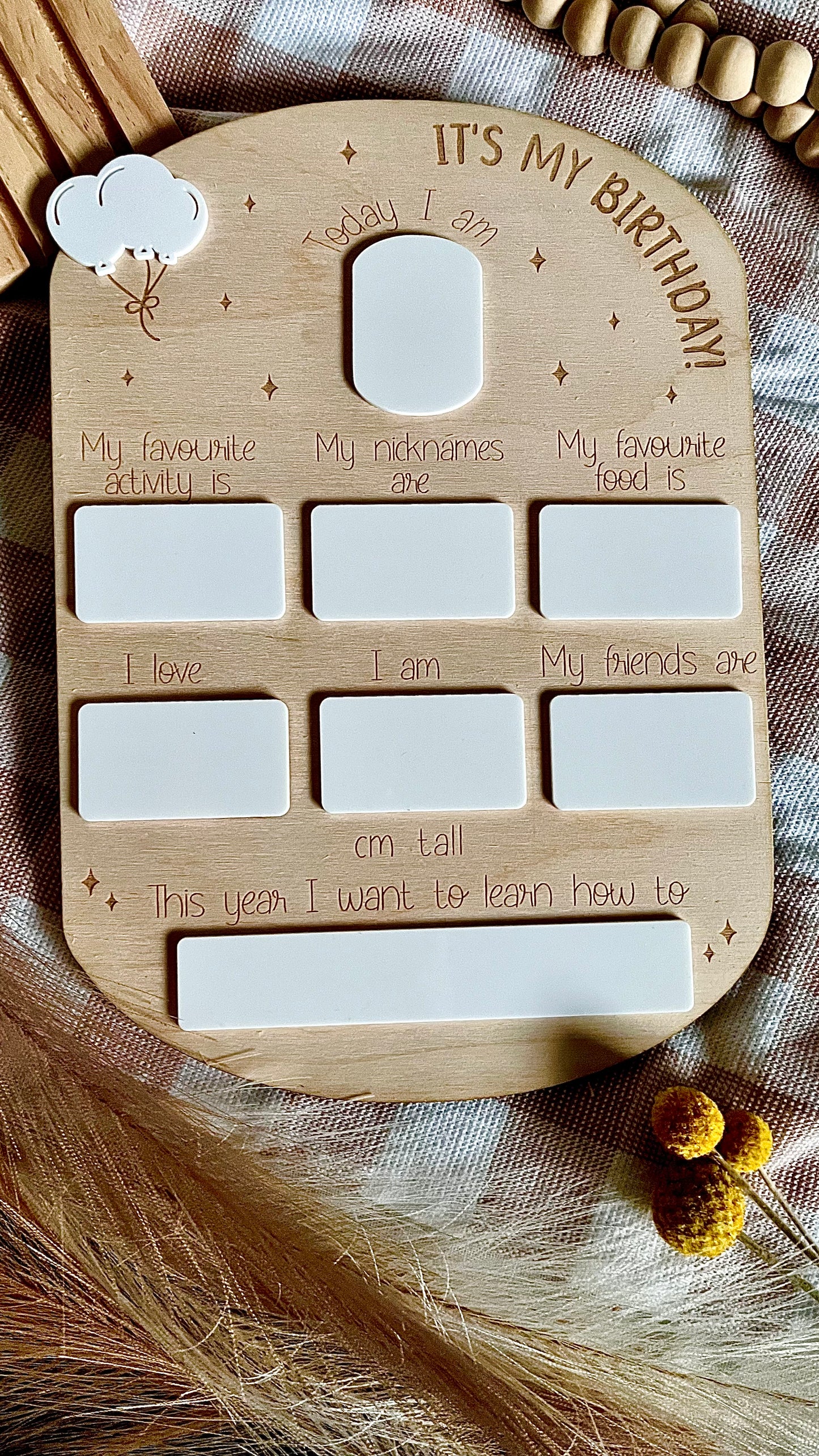 Birthday board