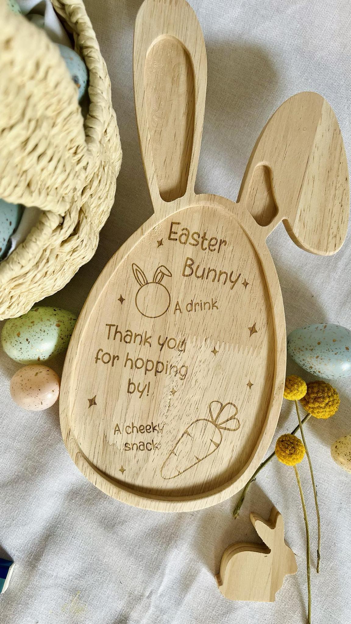 CLEARANCE- Easter Bunny treat board