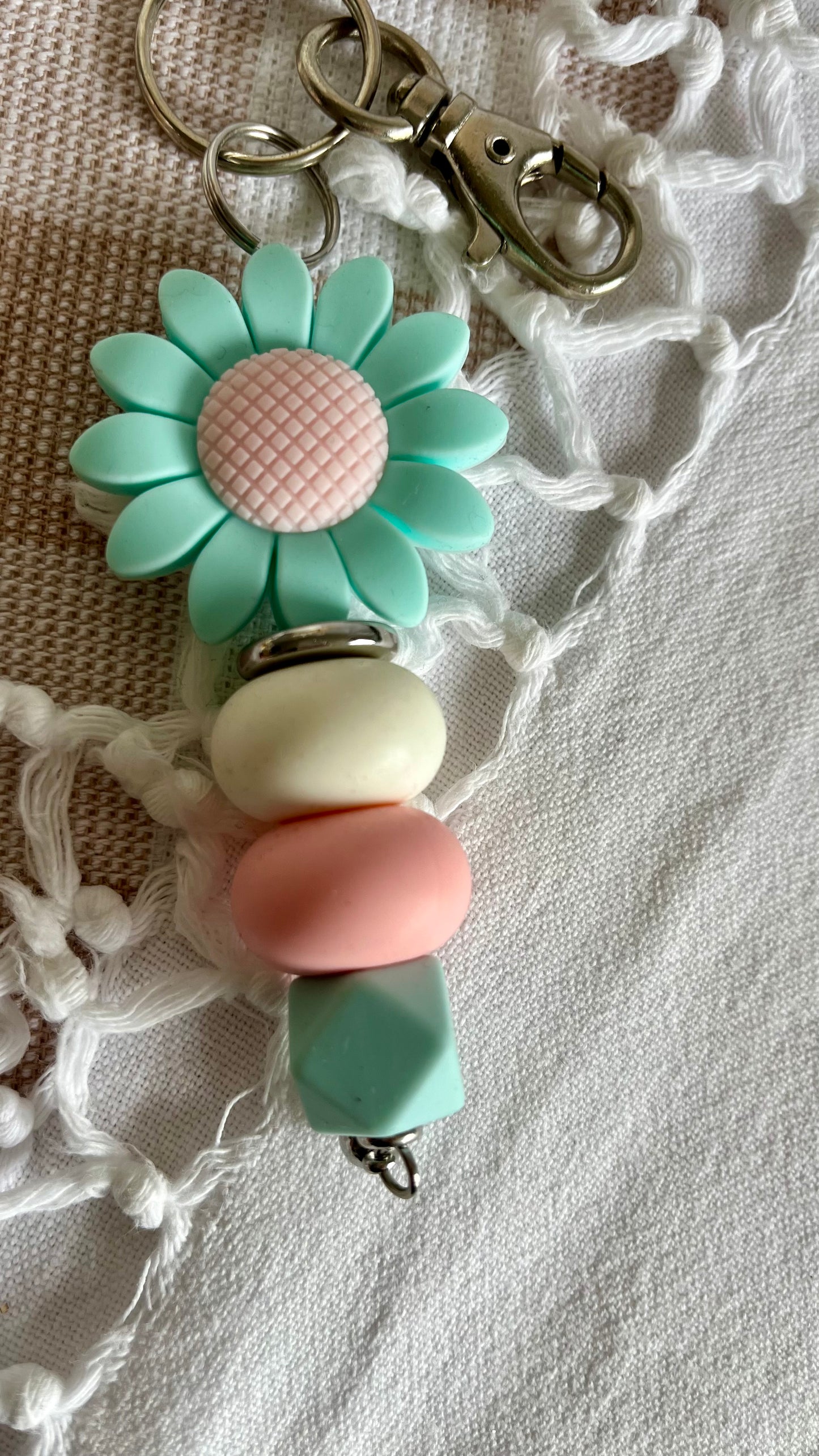 Sunflower keychain