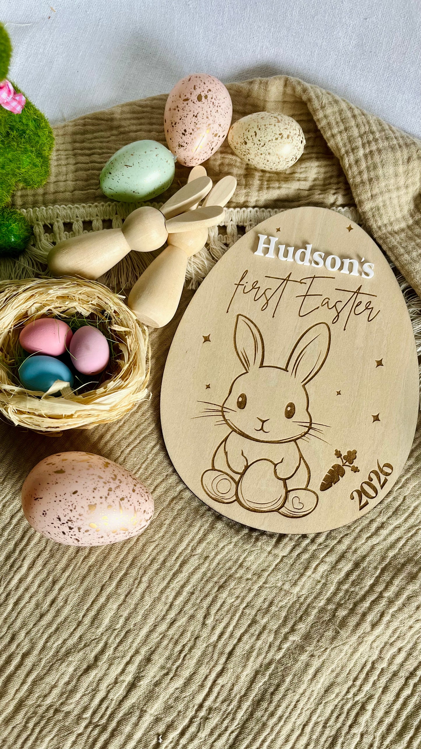 Easter egg first Easter plaque