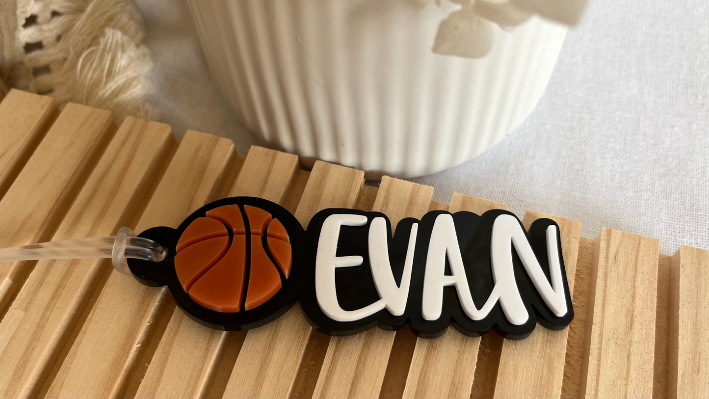 Basketball bag tag