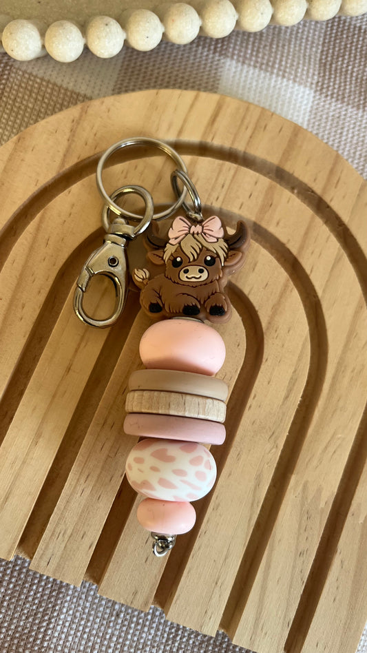 Hyland cow keychains