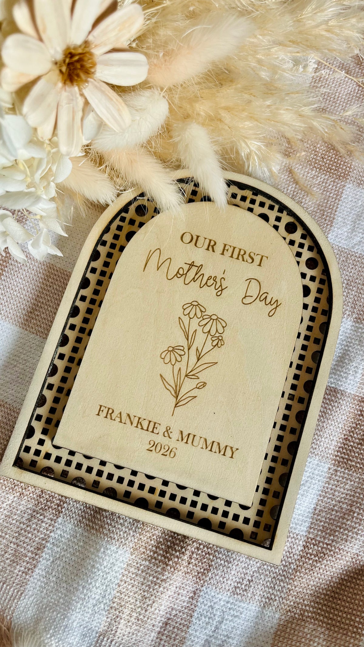First Mother’s Day plaque