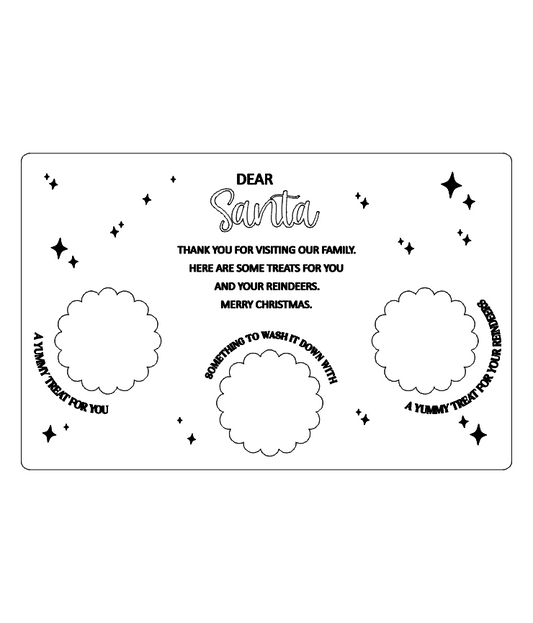 Santa treat board design 2