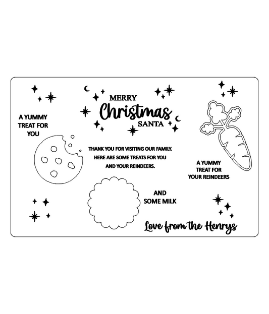 Santa treat board design 3