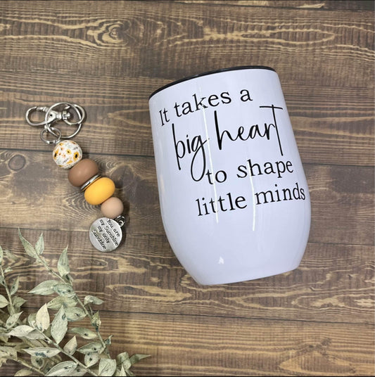 Coffee cup and keyring set