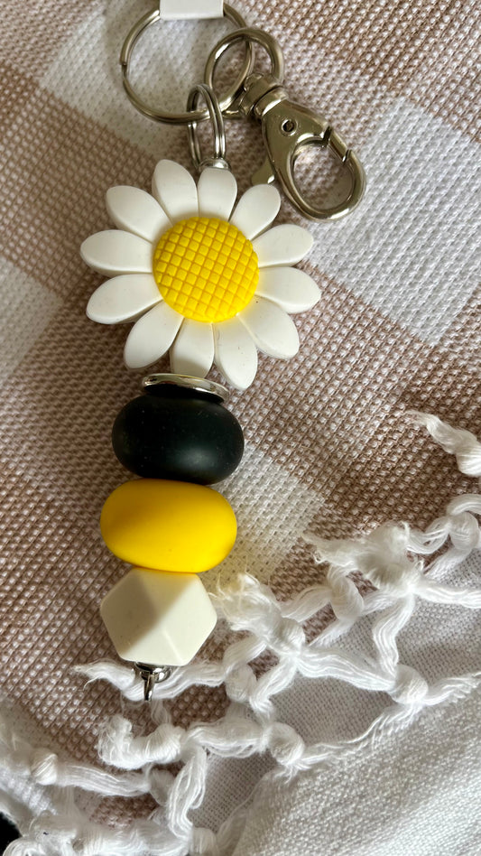 Sunflower keychain