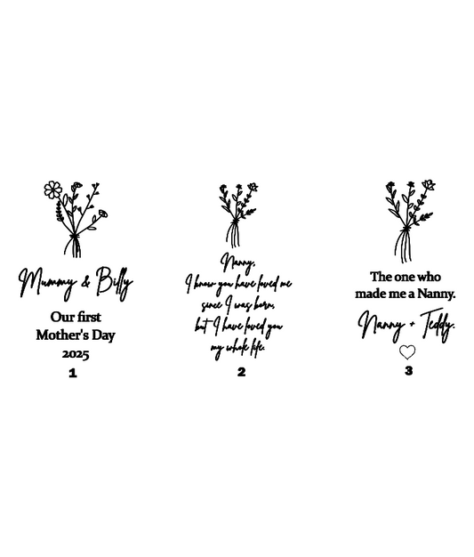 ‘NANNY’ Book style 2 photo frame