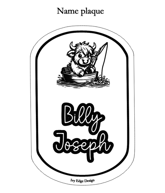 Highland birth announcement