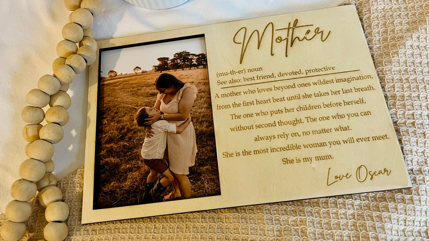 Nanny/ Mother sign