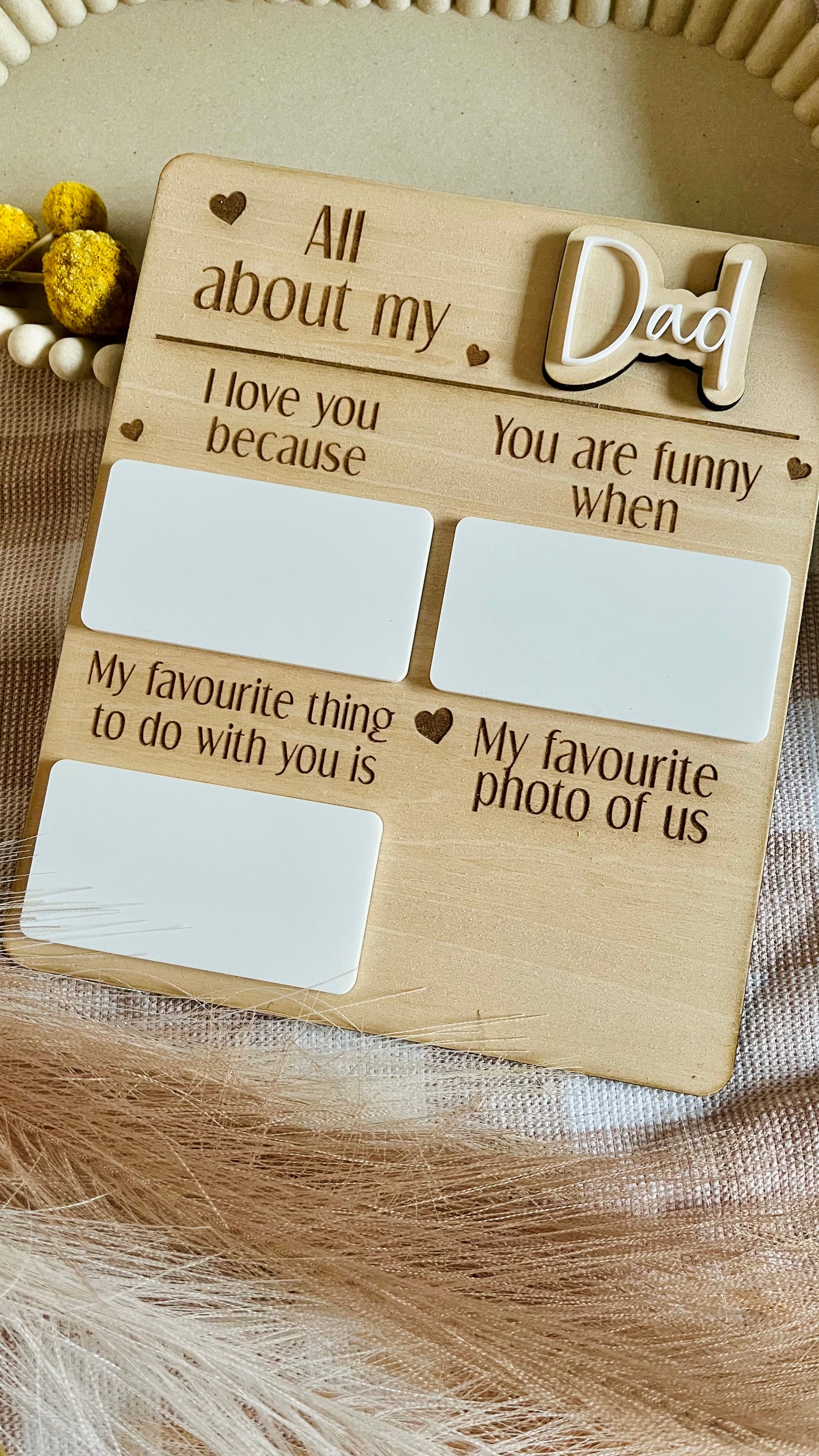 What I love about my Dad (or Mum)
