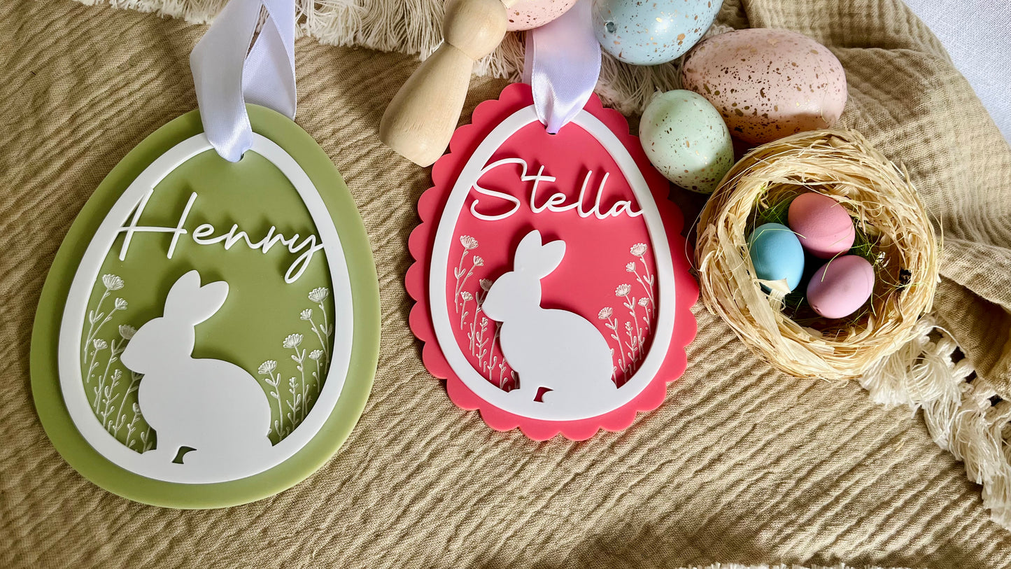 Engraved personalised tag
