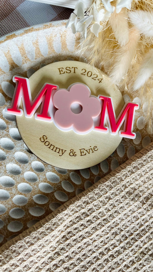 Mum flower magnet