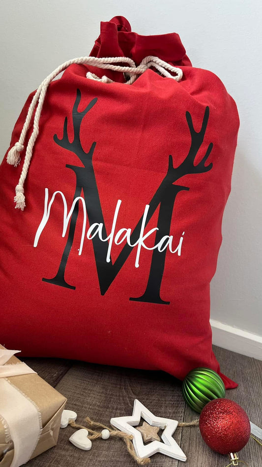 Red Santa sack