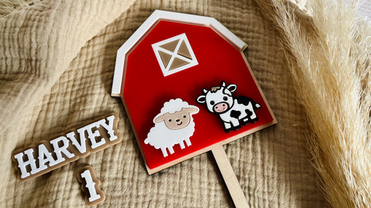 Farm set topper and fropper set