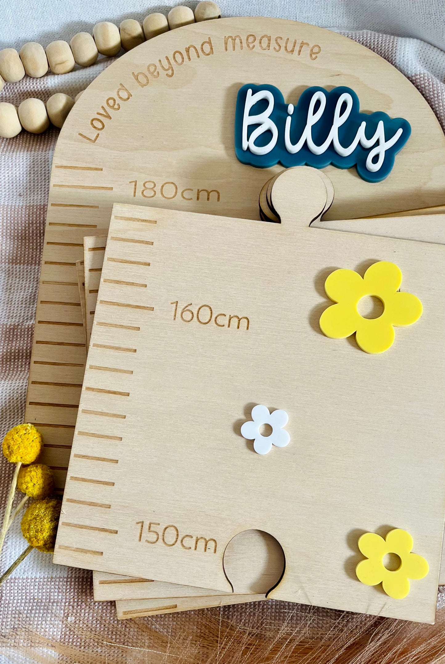 Flower theme growth chart