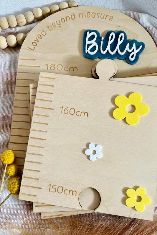 Flower theme growth chart