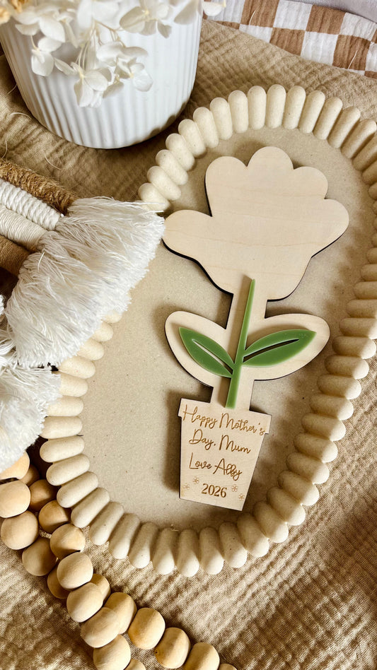 Handprint flower