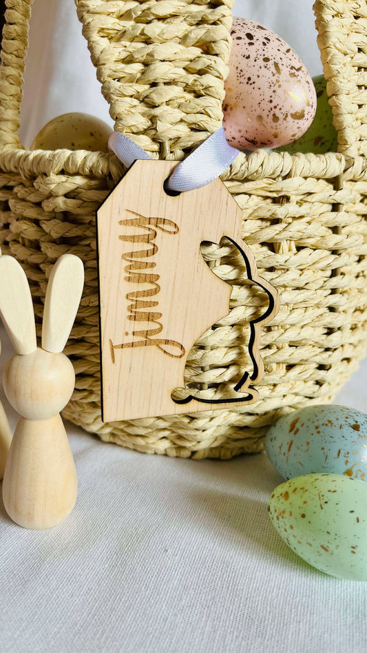 Ply Easter basket tags