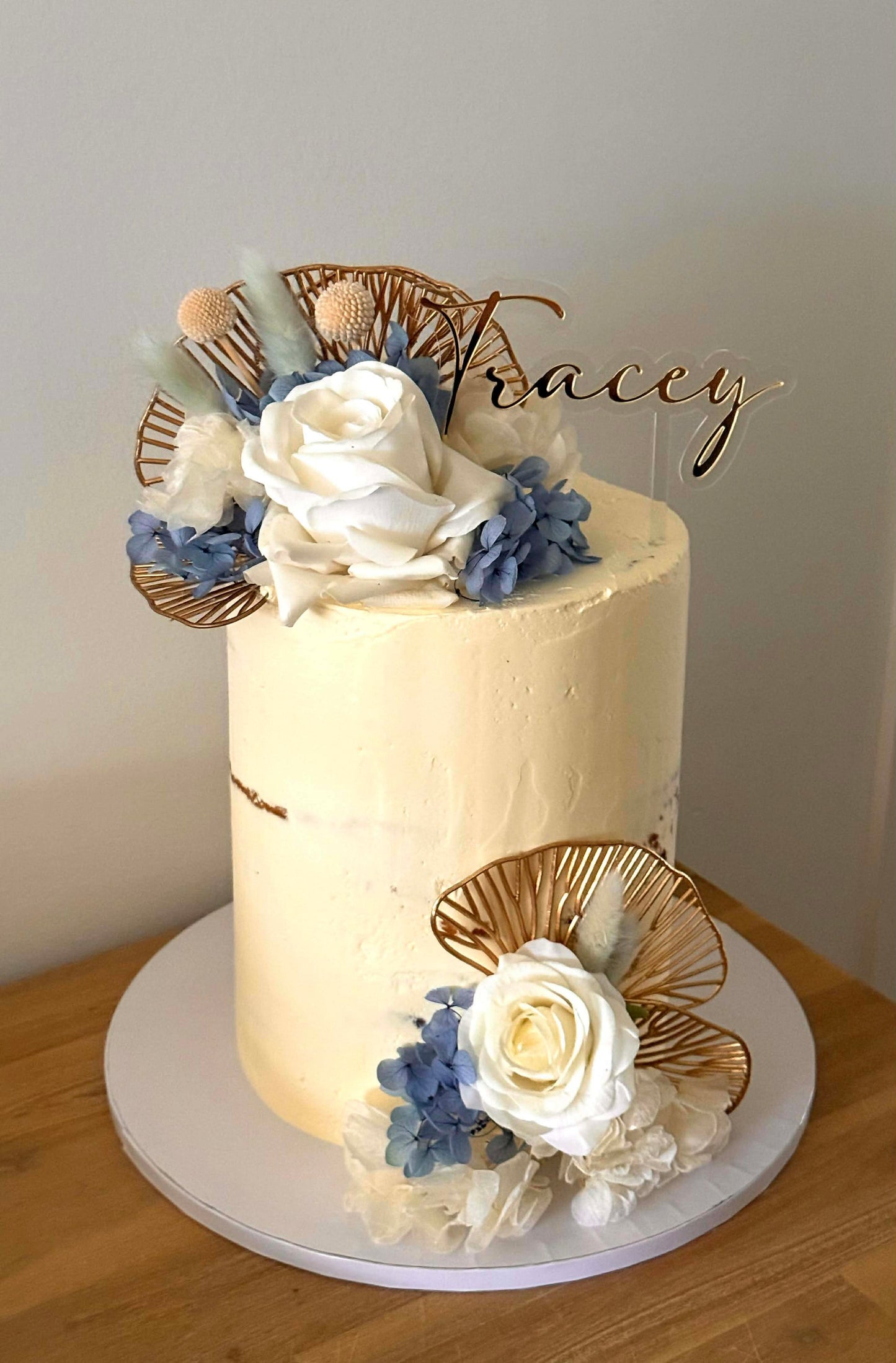 Name cake topper