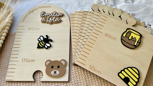 Bee theme growth chart