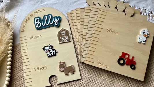 Farm theme growth chart
