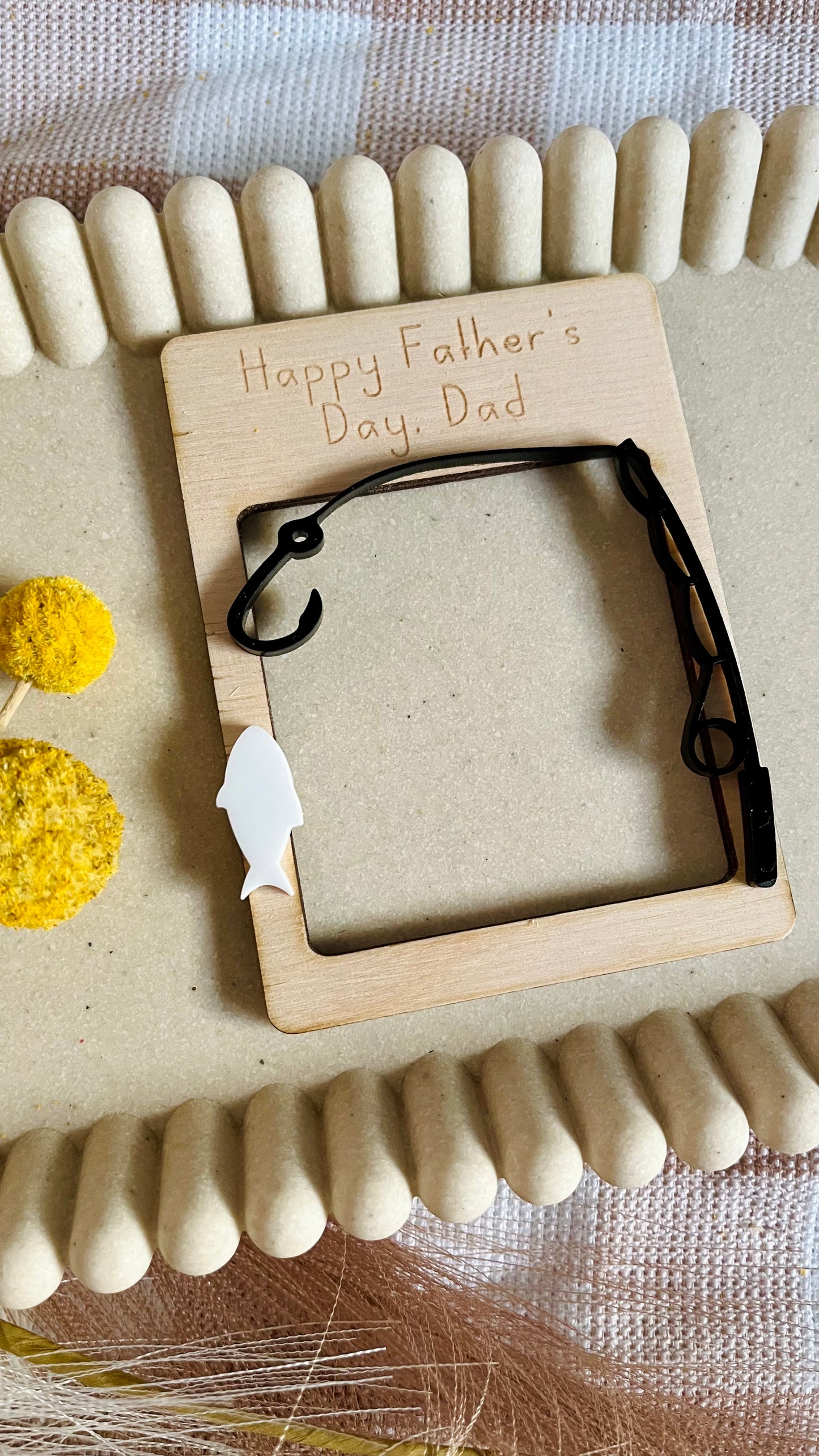 Fishing frame