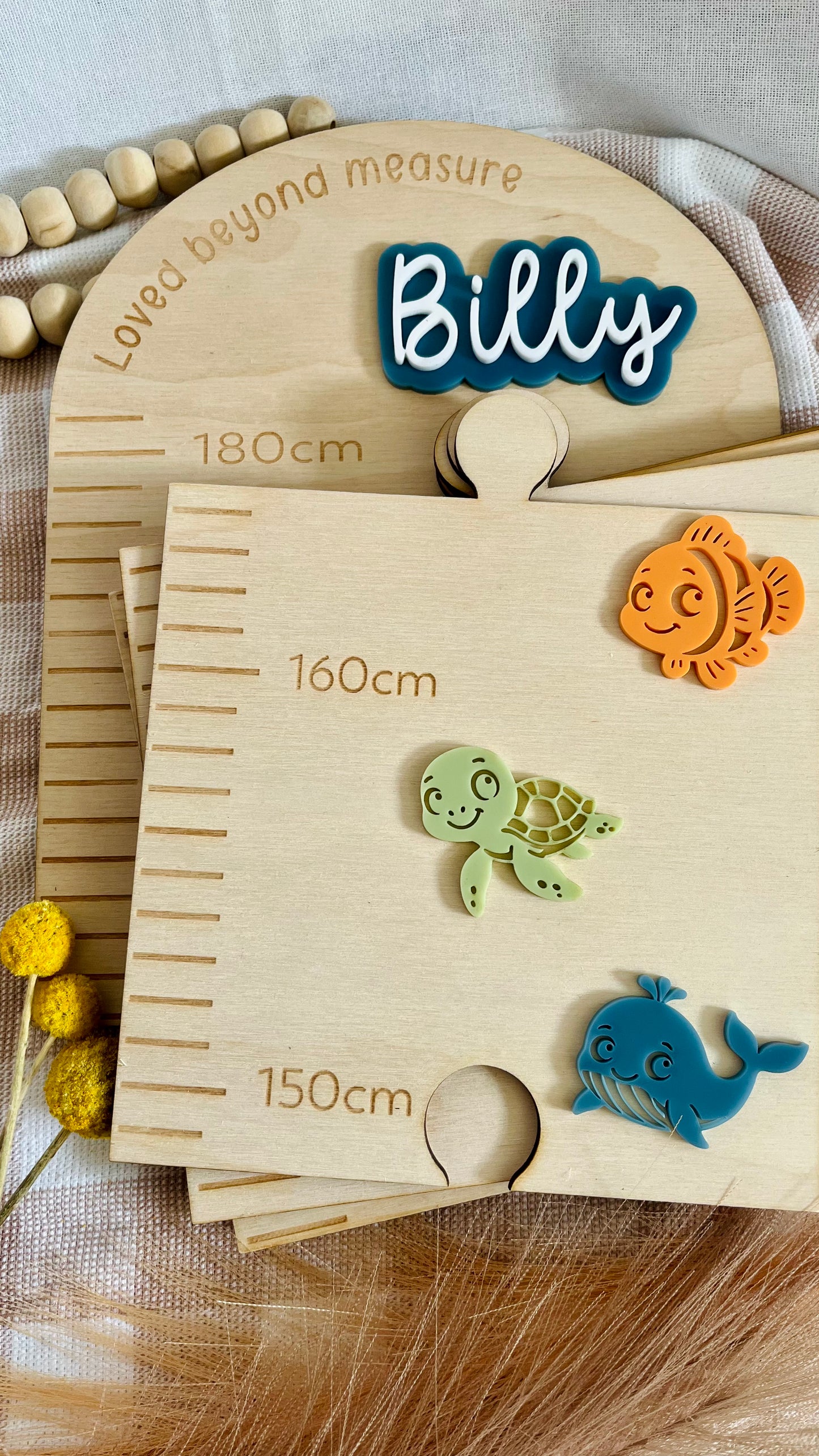 Sealife theme growth chart