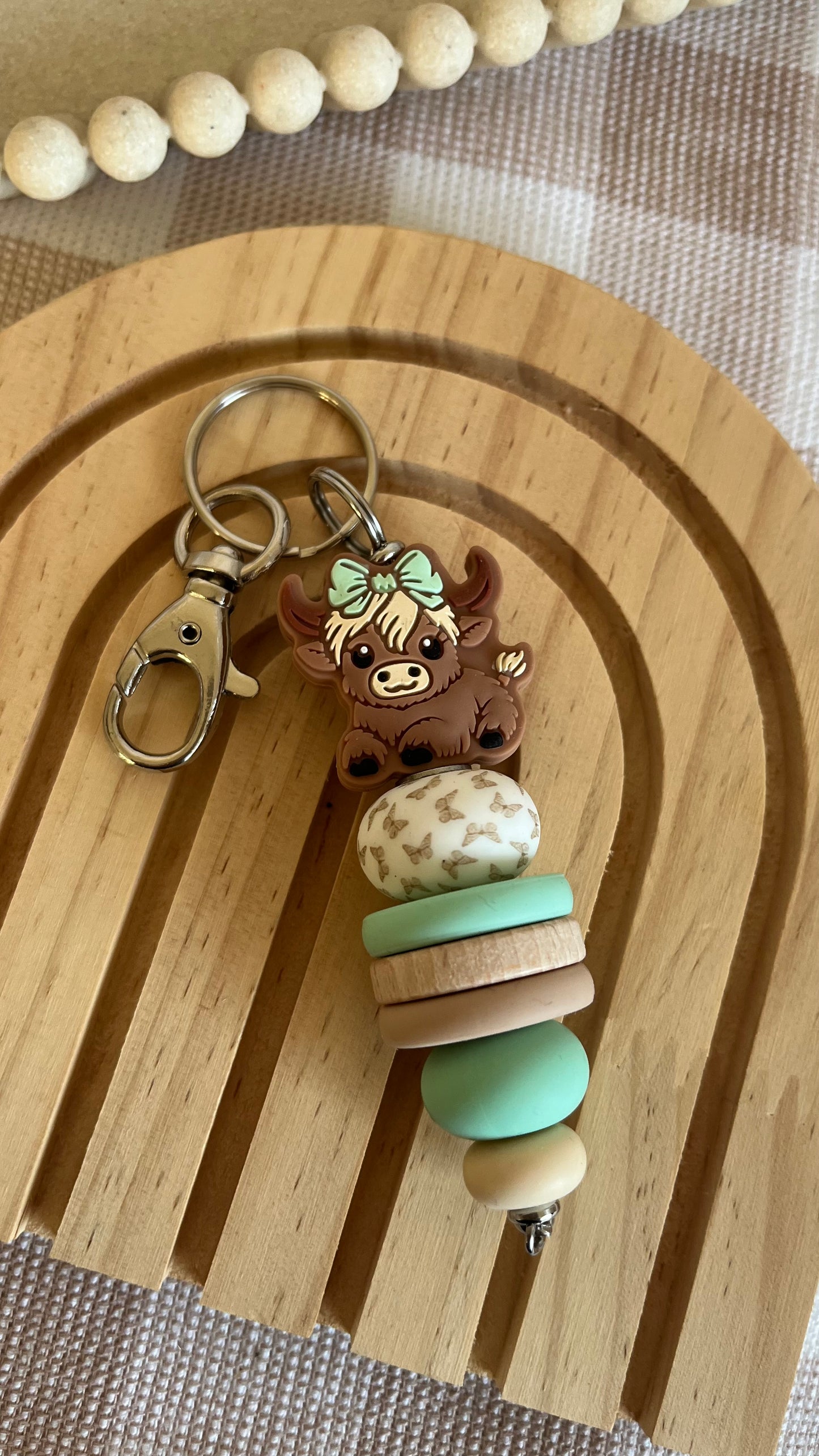 Hyland cow keychains