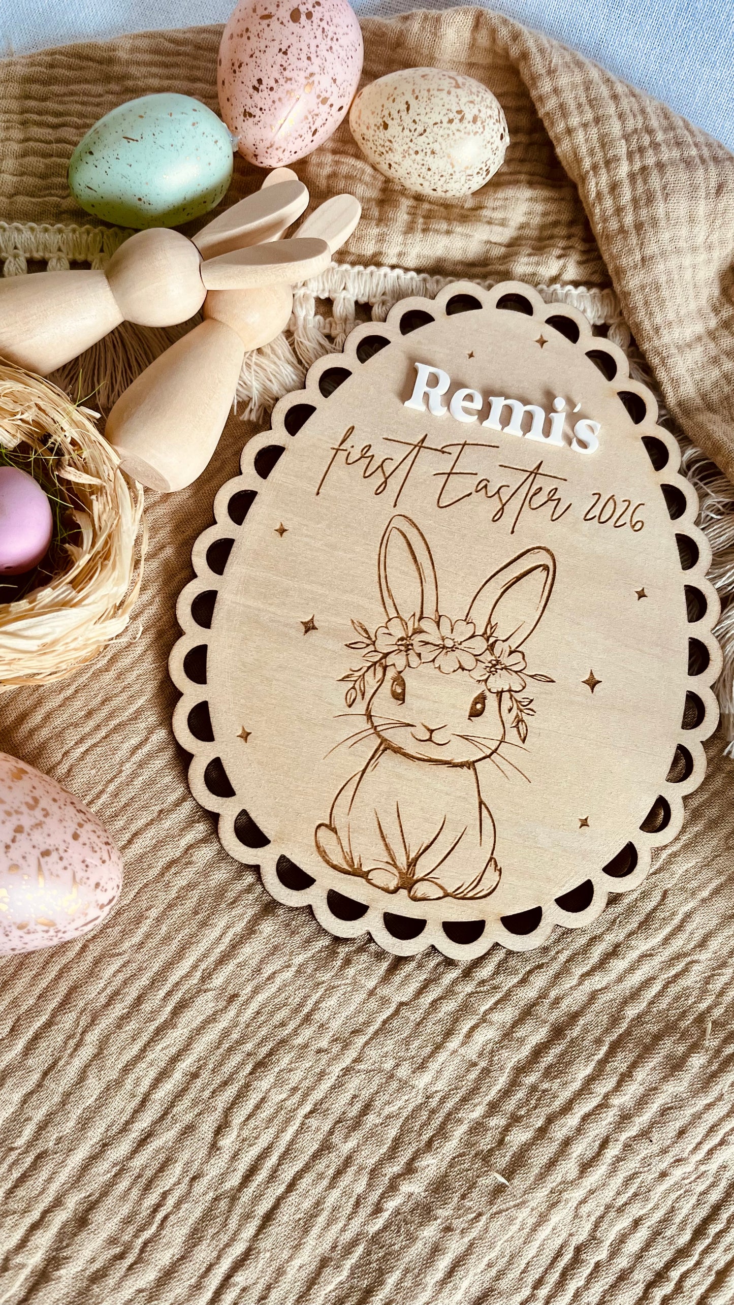 Easter egg first Easter plaque