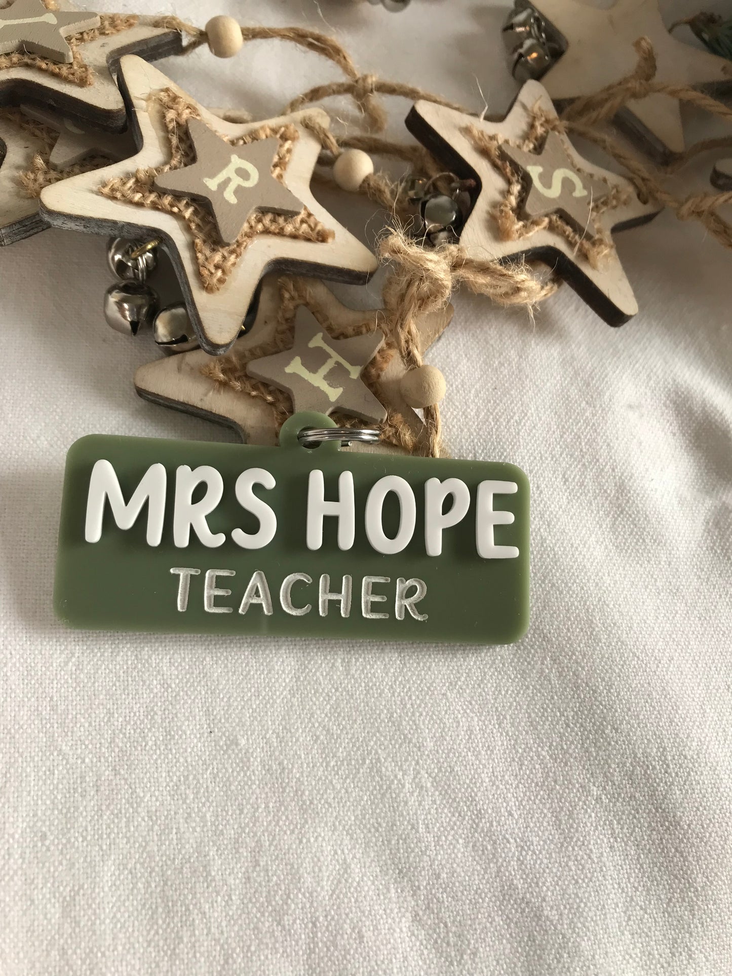 Customised name tag