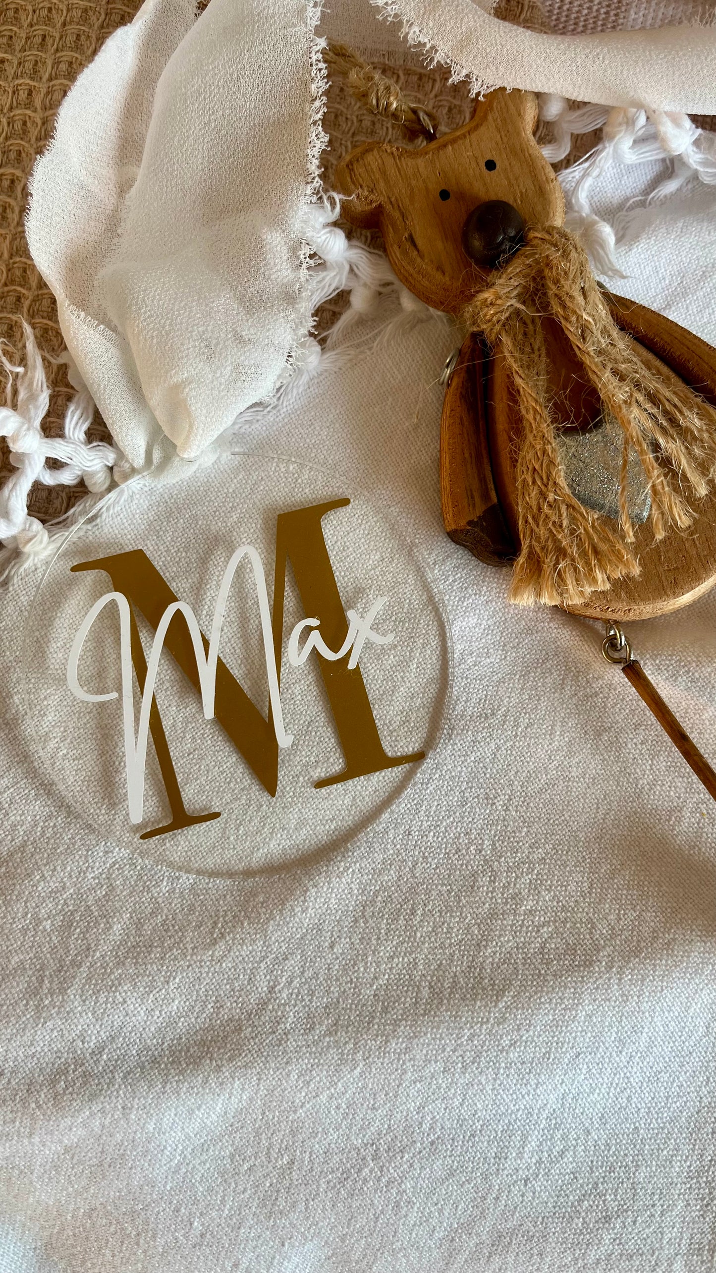 Personalised acrylic bauble