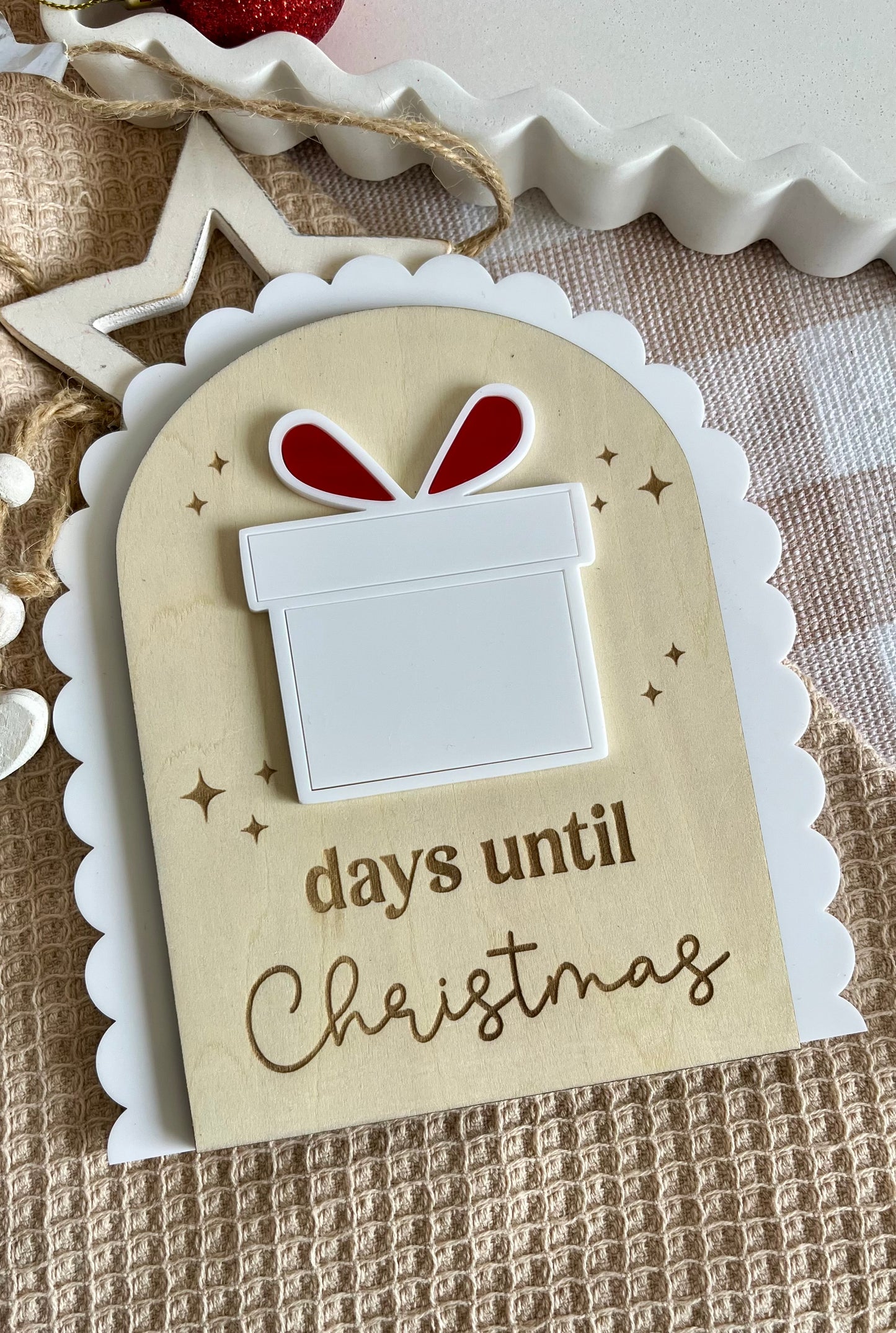 Present countdown sign