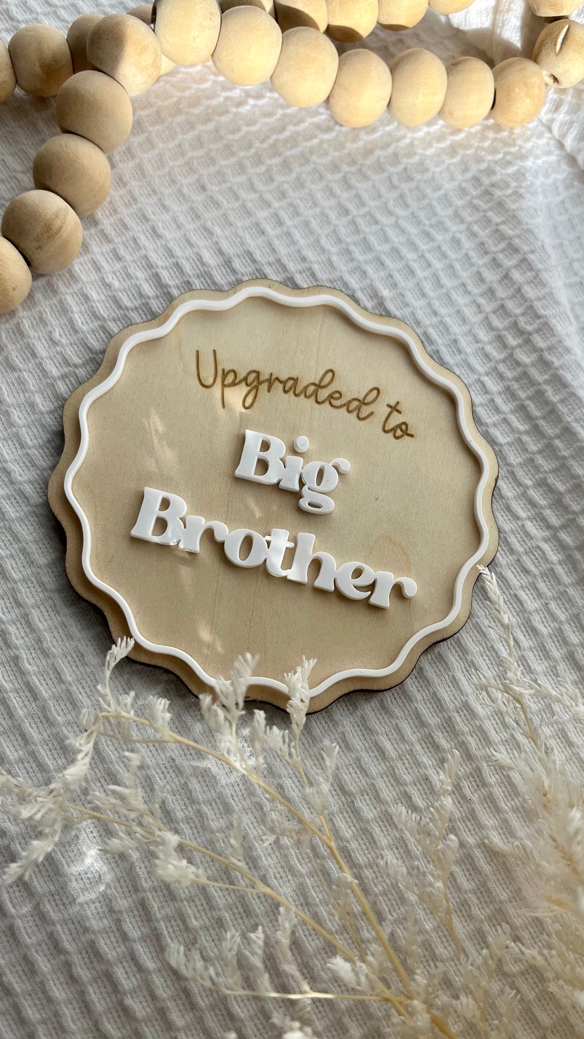 Promoted to big brother/ sister pregnancy announcement
