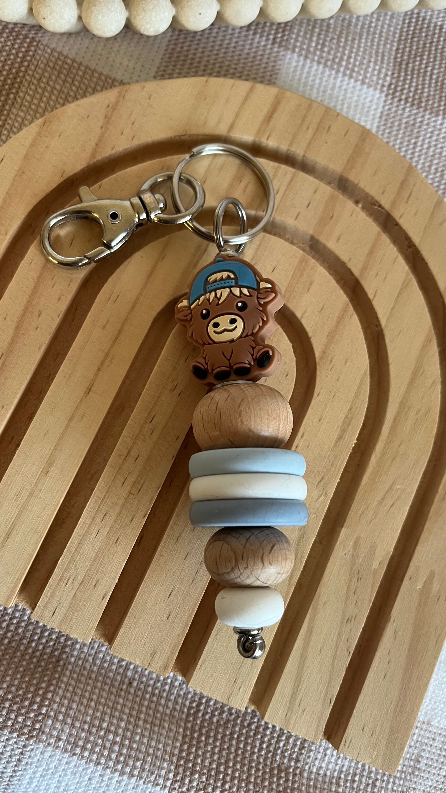 Highlander cap keychain