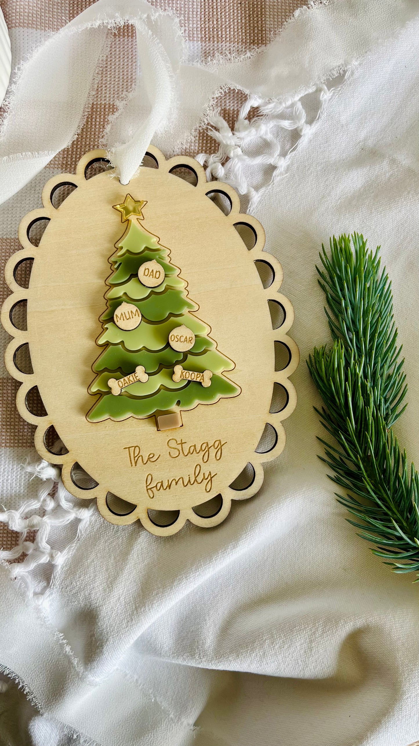 Family Christmas decoration