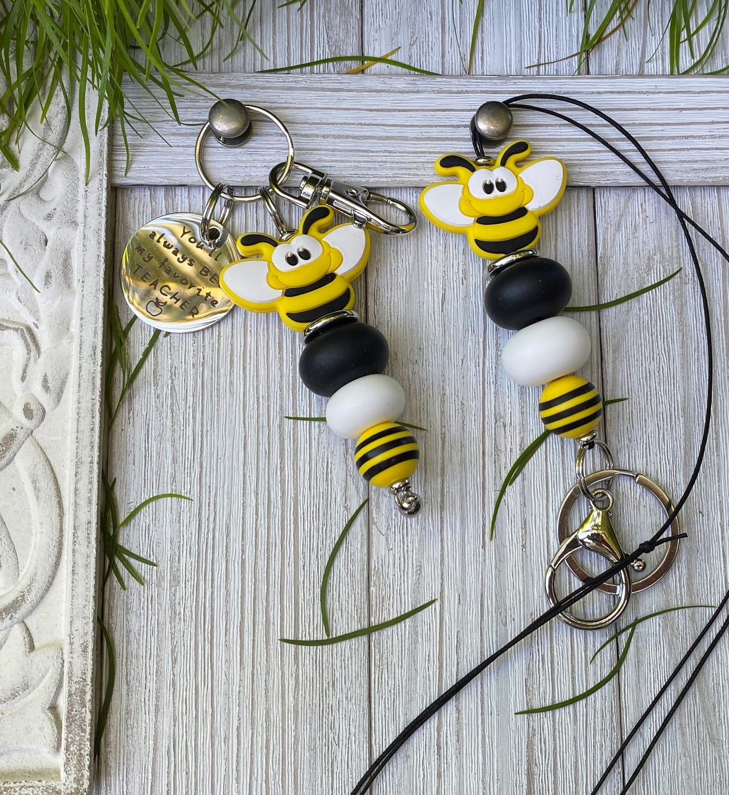 You will always BEE my favourite teacher- key chain or lanyard