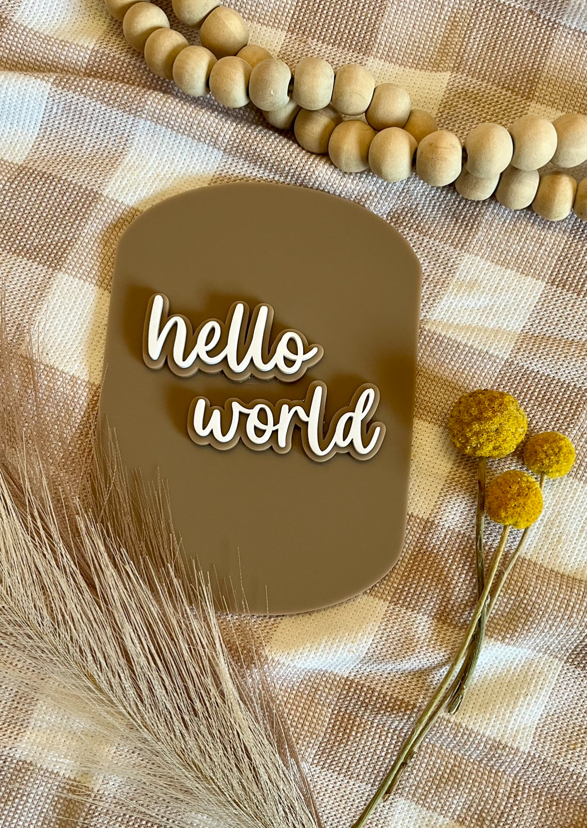 Hello world birth announcement