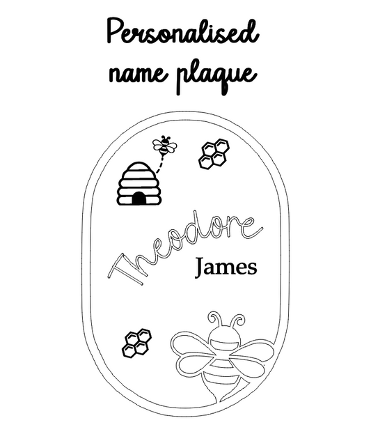 Scallop bee birth announcement