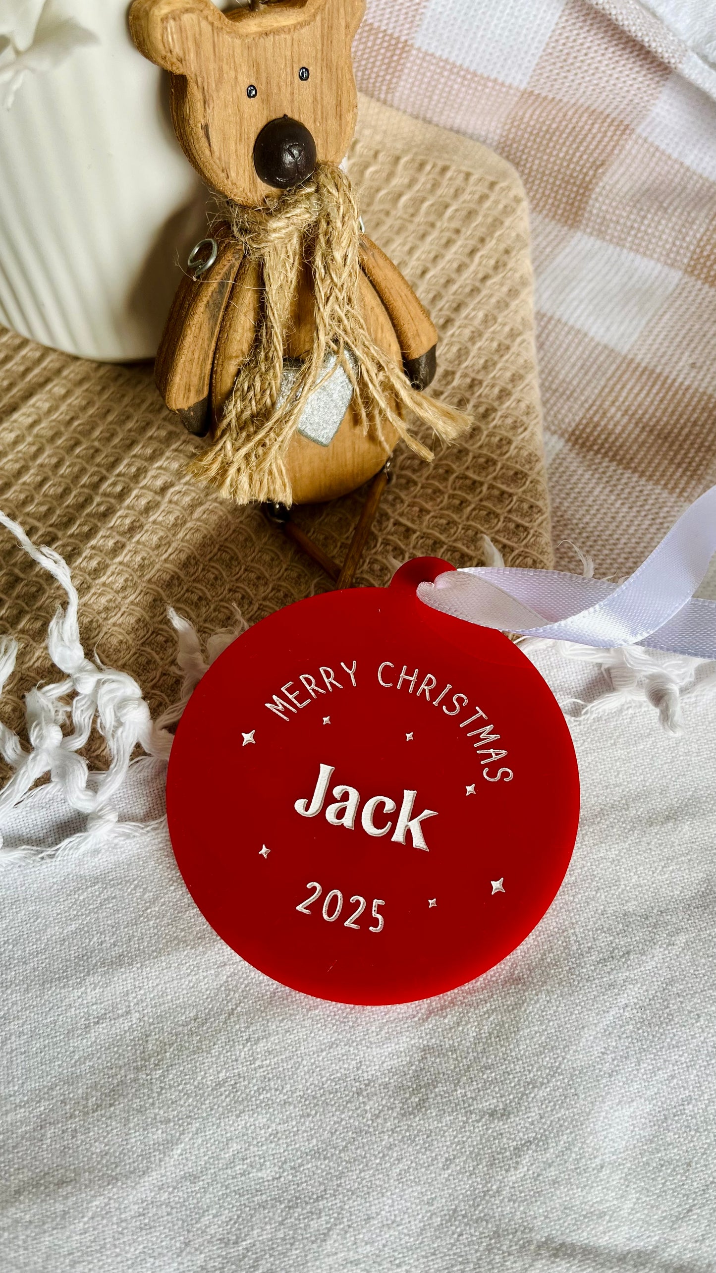 'Jack' paint filled bauble