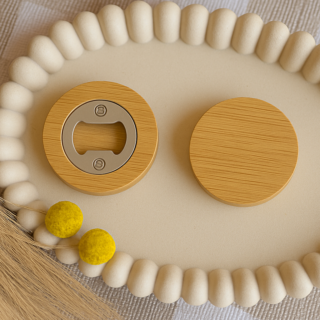 Round bottle opener