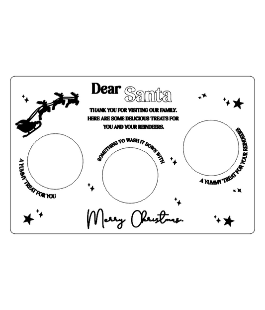 Santa treat board design 1