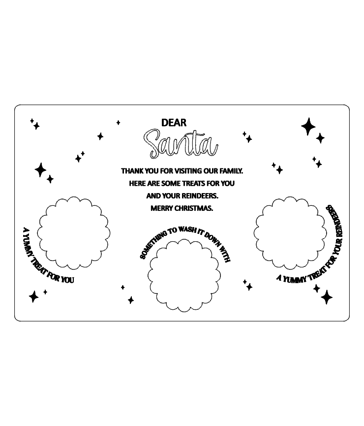 Santa treat board design 2