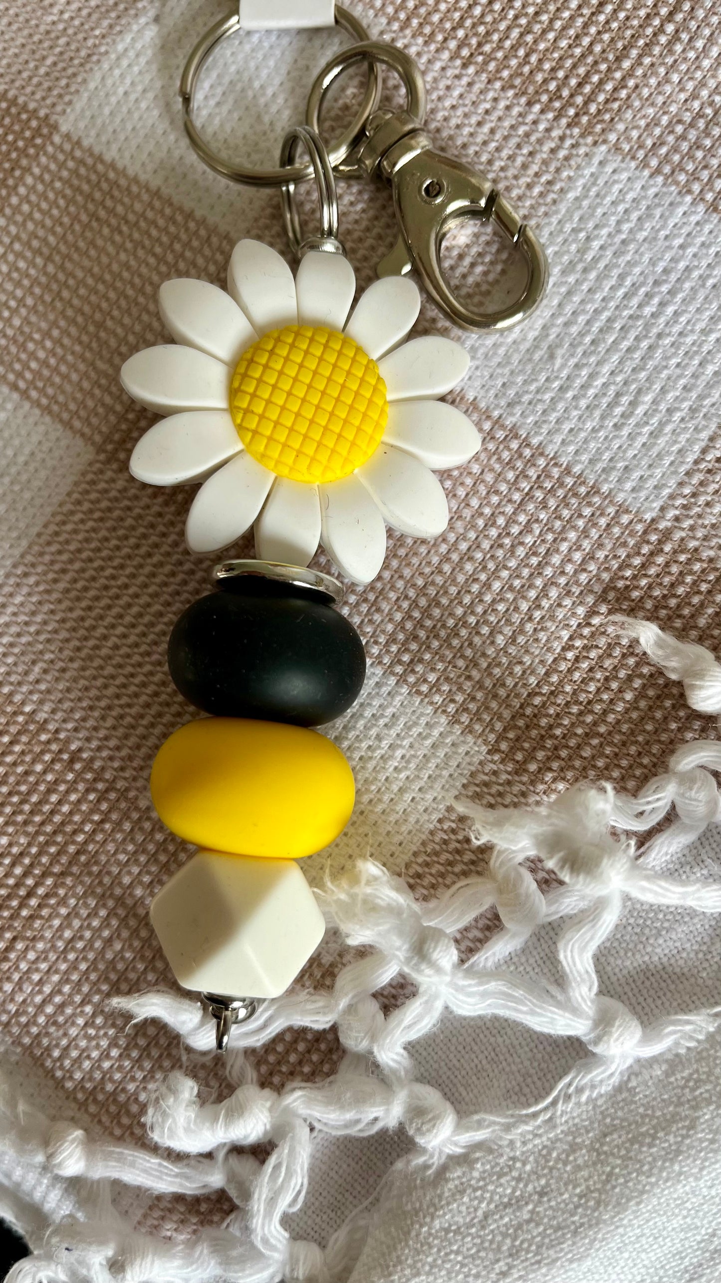Sunflower keychain