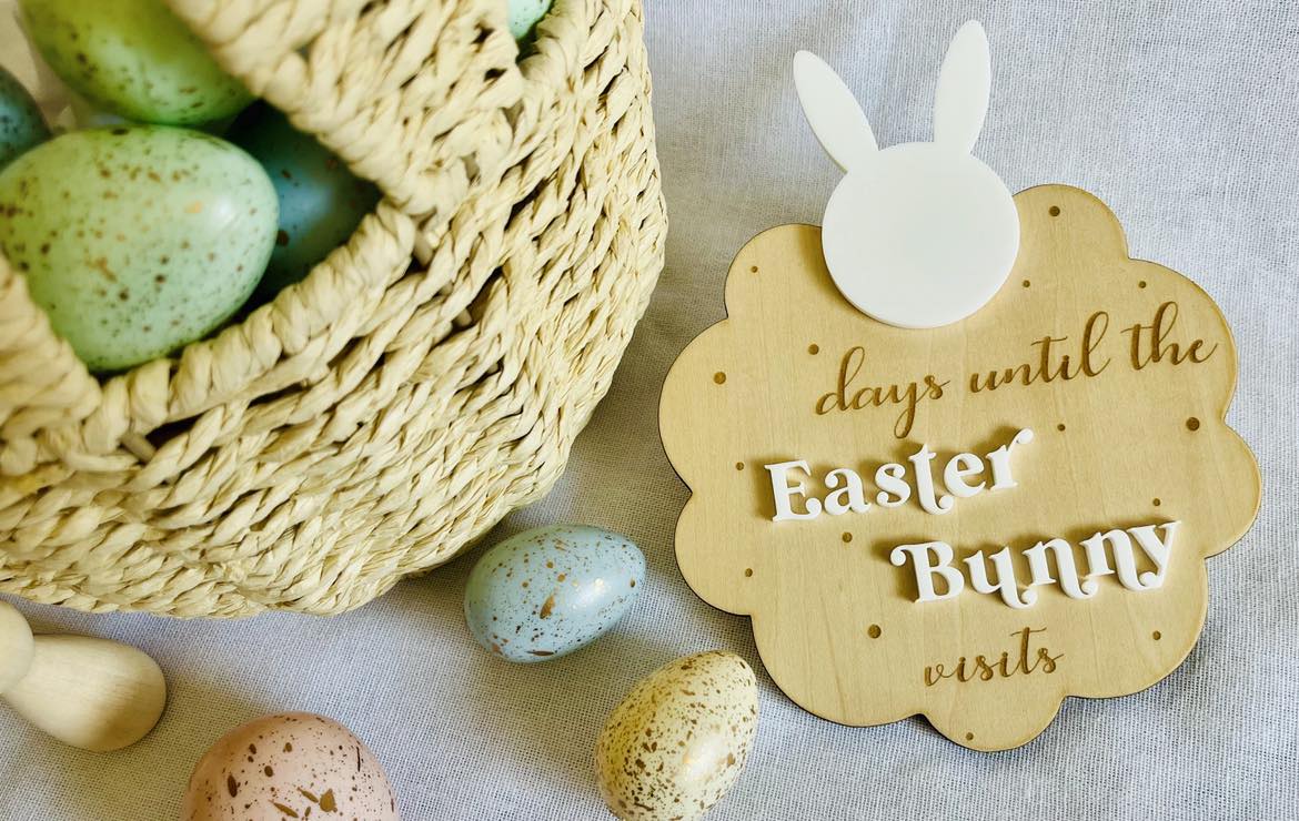Scalloped Easter count down