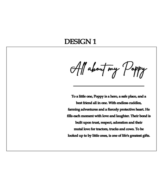 Poppy (grandfather) frame
