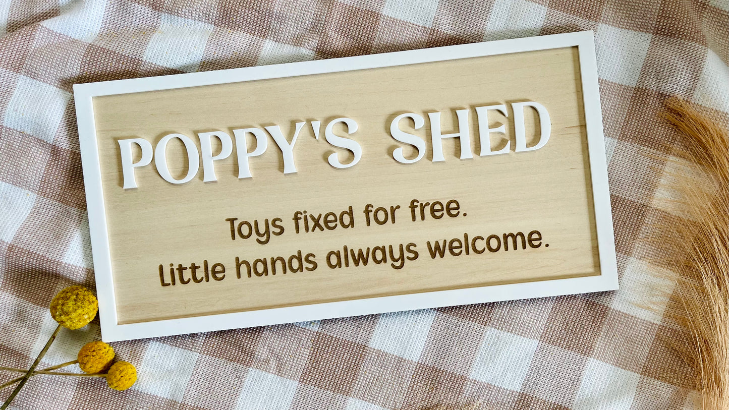 Acrylic/ ply sign